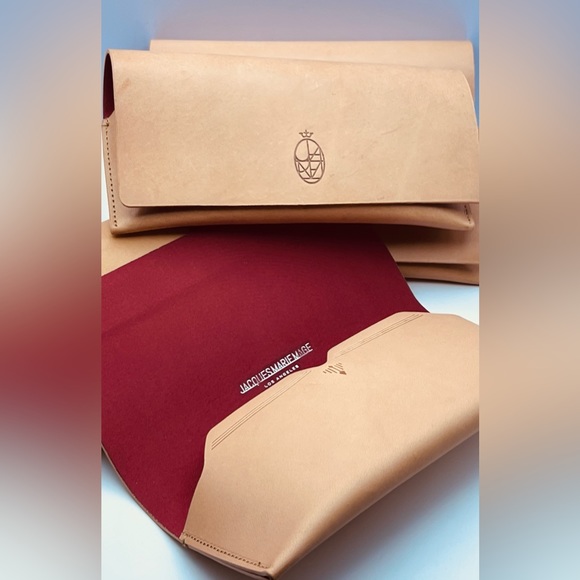 Jacques Marie Mage Italian Handcrafted Leather Case 100% Authentic-CASE ONLY - Picture 6 of 8